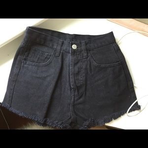 BRAND NEW Brandy Melville Black Jean Shorts